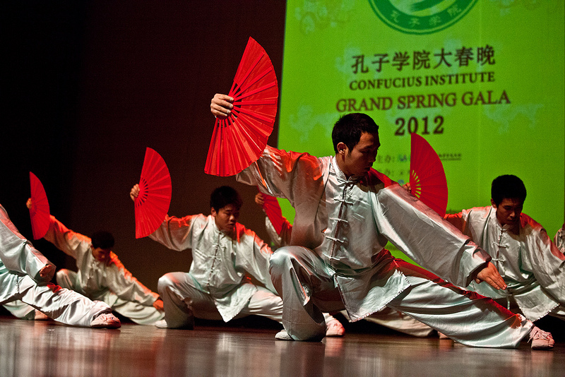 Fan dancers at the 2012 UKCI Spring Gala